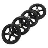 Cabilock Rollstuhlräder Ersatzteile für Rollstuhlzubehör, Leise Laufend,