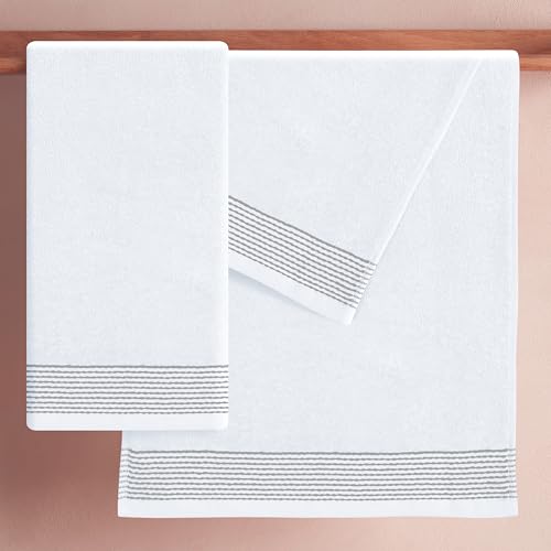 Belizzi Home Ultra Soft Cotton Hand Towel Set - White OEKO-TEX STANDARD 100