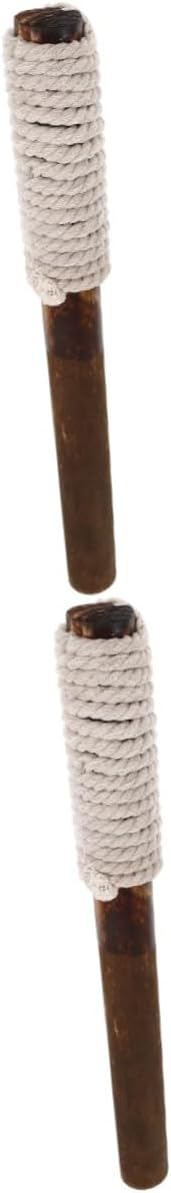 2pcs Outdoor Wooden Torch Light for Garden Decoration Vintage Festival Prop Refillable Kerosene Torch for Pathway and Party Use Lightweight Design