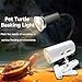 TKOWTB 10PCS Reptile Lamp Bulb Turtle Basking UV Light Bulbs Heating Light Full Spectrum Sunlamp for Amphibians,50W