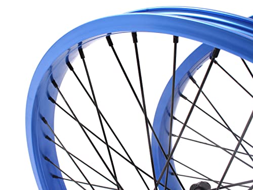 KHE Blue Anodised Aluminium Rims