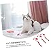 CORHAD 3pcs Plush Mouse Shaped Cat Toys Interactive Pet Supplies for Indoor Cats Lightweight Plush Material for Biting Fun Keeps Active and Engaged for