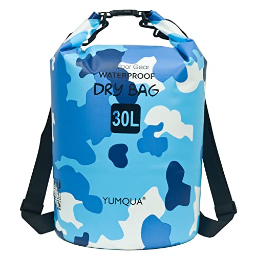 YUMQUA Sac Étanche Nautique 5L/10L/20L/30L/40L Dry Bag Sac Étanche pour Navigation Plaisance, Kayak, Natation, Randonnée, Camping, Rafting, Pêche Cover
