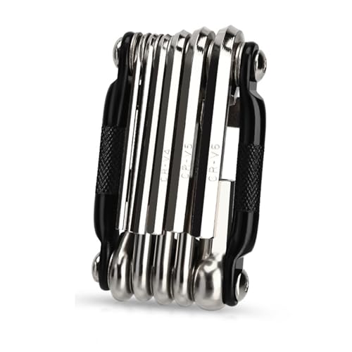 Llave multifuncional 16 en 1 de alta resistencia para bicicletas de tamaño de bolsillo, herramienta de mantenimiento, bicicletas resistentes, múltiples herramientas