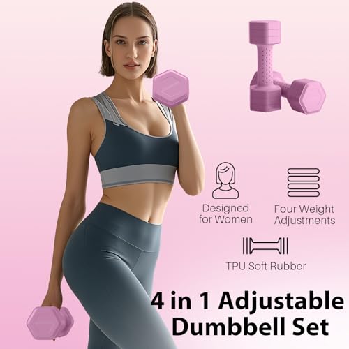 Set of 2 Adjustable Dumbbells 50lbs