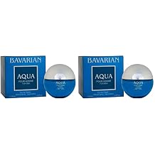 Bavarian Aqua Cologne for Men, Eau de Toilette Natural Spray, Wonderful Gift, Masculine and Powerful Fragrance, Casual and Formal Use, for all Skin Types, 3.4 Ounce Pack of 2