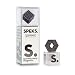 Speks Magnetic Balls - Luxe Gunmetal Set of 512 (2.5mm) - Fun Stress Relief Desk Toy for Adults - Mashable Smashable Buildable