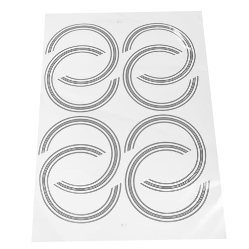 8pezzi Adesivi Per Foro Di Suono Della Chitarra Decorazioni Autoadesive Anelli Per Foro Di Design Pratico e Facile Da Installare Per Chitarre Di Diverse Tipologie