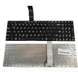 100% New Keyboard 100% New Compatible with Asus K55 K55A K55V K55DE K55VD K55VJ K55VM K55XI K55VS R500V R500VD R500VS F751LK F751M K751L X751L X751LD Series Black US Layout