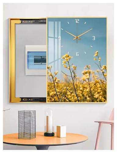 Couvercle de panneau électrique push-pull droit 70x90cm pour cacher un grand compteur