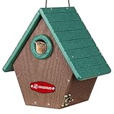 Kingsyard Recycled Plastic Bird House for Outdoors - Hanging...