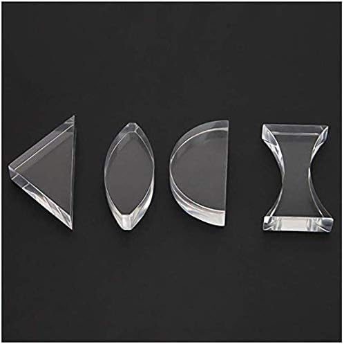 StayMaxOptical Glass Light Spectrum Prism Basic Physics Teaching 4PCS