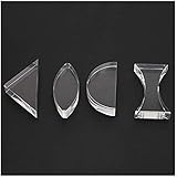 Optical Glass Light Spectrum Prism Basic Physics Teaching 4PCS