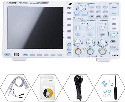 OWON XDS2102A 100MHz 12 bits High Resolution ADC Digital Oscilloscope 12bit ADC decode XDS2102A