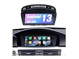 Stereo Screen for E60 E90 CIC: 4+64G Car Stereo with Bluetooth Carplay for BMW E91 E92 E93 E63 E64, 8.8' Aftermarket Touch Screen Android System Head Unit Car Play for Apple Radio with Backup Camera