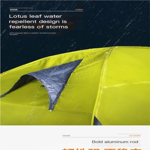 Carpa para camping doble ligera y espaciosa miniatura 3