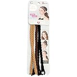Scunci No Slip Grip Skinny Head Bands, 3.8 Ounce, 3 Pcs per Pack (1-Pack)