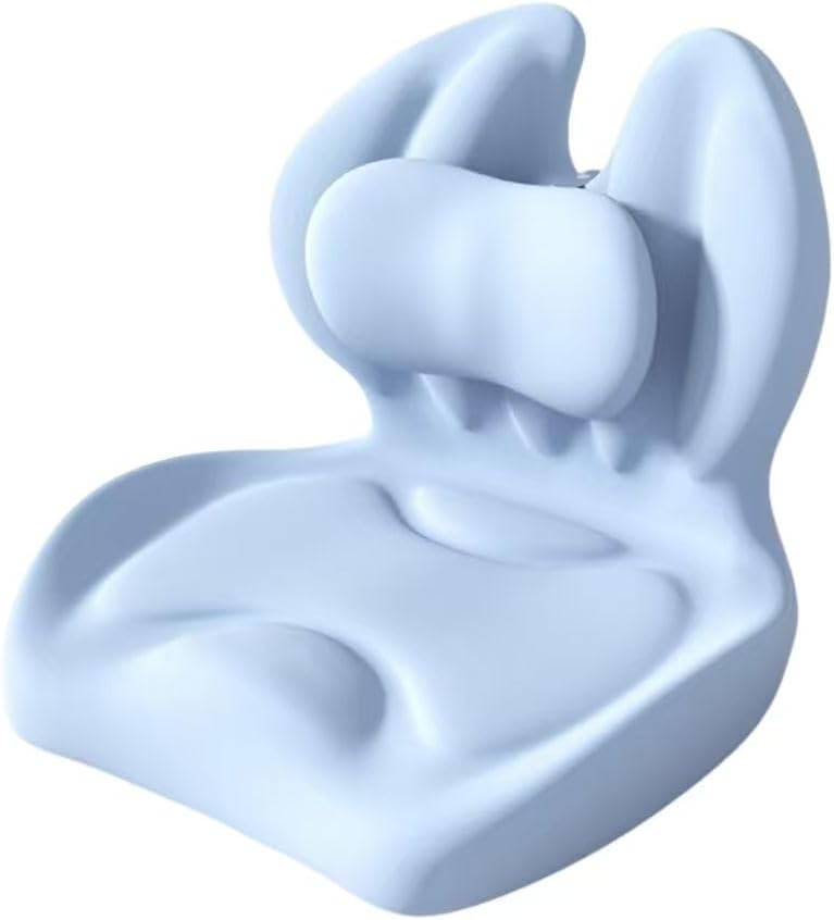 Adjustable Memory Foam Lumbar Cushion - Ergonomic Lower Back Support Pillow with Cotton Cover, Mid-Height Customizable Design for Office Chair, Car Seat, Long Sitting (Black, Large)