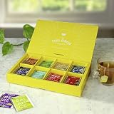 Lipton Coffret Thés Et Infusions Sélection Détente, Assortiment De 8 Thé Noir, Thé Vert, Infusions, 48 Sachets, Idée Cadeau