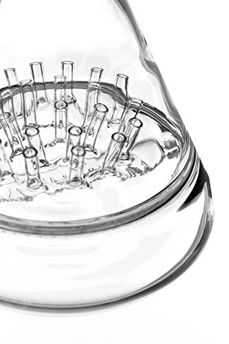 Heisenberg Big Bud Glasbong Höhe 42cm Beaker mit Eiskerben 18.8 Percolator Bongs NS19 – Bild 5