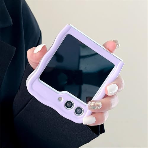 Coque Samsung Z Flip 4 5 colorée design ondulé pour le quotidien et les sorties - 2