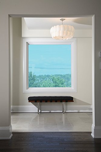Active Optic Transparent Decorative Coloured Stained Glass Window Film A Self Adhesive - Translucent Colourful Optically Clear Tint Sticky Back Vinyl - Turquoise 50-1mx76cm (30")