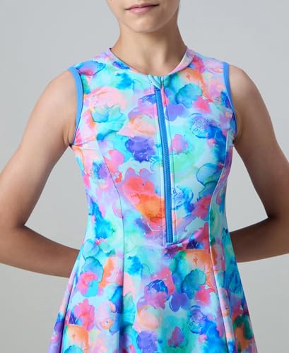 Image of Speedo Girl's Endurance 10 Racerback Swimdress with Boyleg