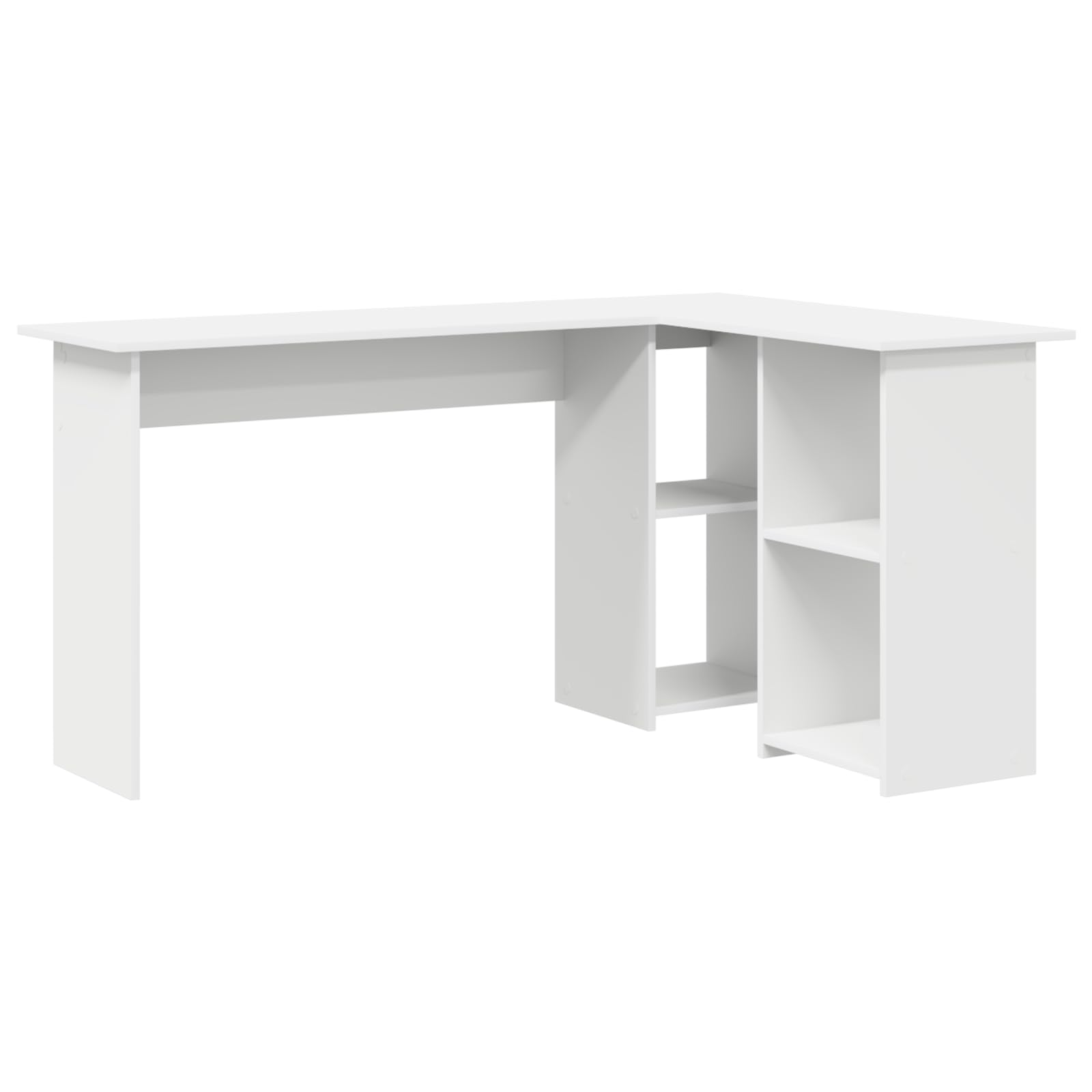 Bureau d'angle pour télétravail efficace dans le salon ou la chambre