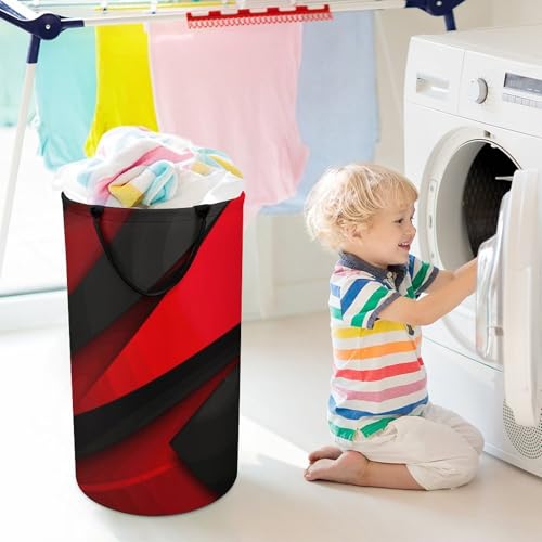 Panier à linge étanche grand modèle durable avec poignées solides