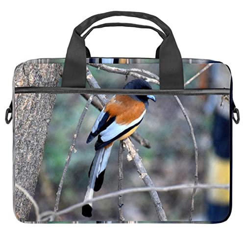 Sac à bandoulière pour ordinateur 14 pouces motif chaise et parasol de plage