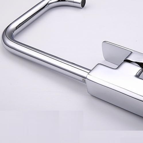 Robinet de cuisine chrome brillant à double commande eau chaude froide - 7