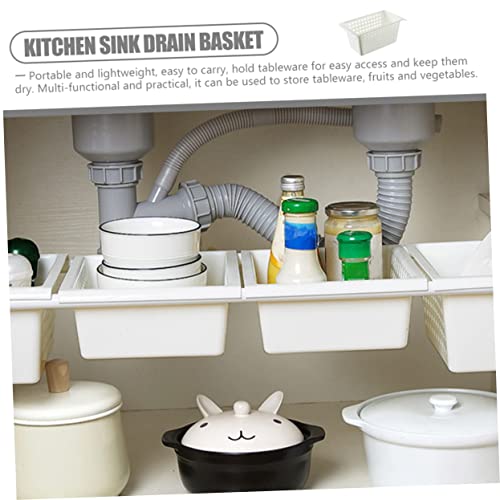 Colador para Cocina con Barra Telescópica y Canasta de Drenaje miniatura 5