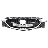 Garage-Pro Grille Assembly Compatible with Mazda CX-5 2017-2021 For Models Without Around View Monitor Painted Black MA1200223