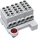 Produktbild Werit 114-12538000-00 H-Abzwg.kl. 25mm² 3 400V 4 Klemmstellen je Pol, 1