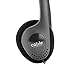 immagine 3Cuffie stereo con microfono incorporato e regolazione volume, cuffia con archetto regolabile, auricolari sovraurali, per computer Pc, Mac e Laptop, Doppio Jack, ideale per skype/videochiamate, Nero