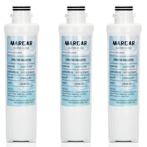 MIWF6200 Water Filter Filter Cartridge Compatible with Midea MRS26D5AST and MRQ22D7AST Models Water Filters MIWF6200 Water Filter Replacement for Sharp SJWF200 Filters (3 PACK)