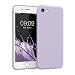 kwmobile TPU Silicone Case for Apple iPhone 7/8 - Soft Flexible Shock Absorbent Protective Phone Cover - Lavender