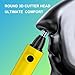 Aiefeya Nose Hair Trimmer for Men & Women, IPX7 Waterproof, USB Rechargeable, Easy Cleaning, All-in-ONE Facial & Eyebrow Trimmer (Yellow)