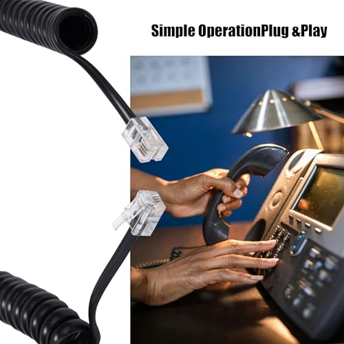 Câble de combiné téléphonique pour standard d'entreprise 1,8m
