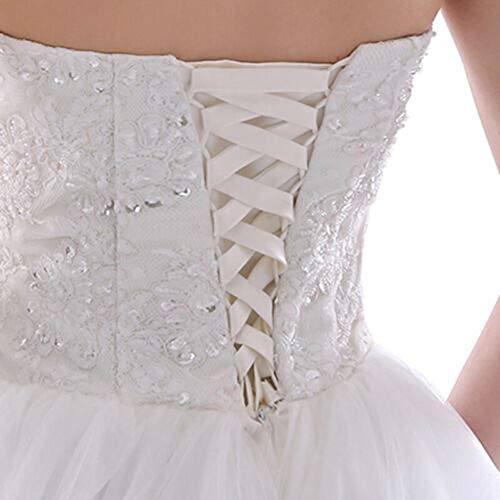 Ci-One Satin Replacement Zipper Or Buttons Adjustable Lace Up Coloured Ribbons Tie Back For Wedding Bridal Gown Corset 140'' Red #TOP2