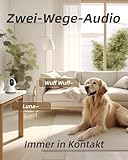 blurams 2K WLAN Kamera überwachung innen 360° Drehung Baby Monitor & Haustierüberwachung, Vollfarb-Nachtvision, Zweiweg-Audio, Menschenerkennung, 2.4G/5G WiFi 6, Kompatibel Mit Alexa