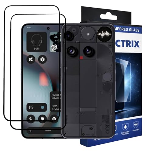 Image of Military-Grade Tempered Glass Screen Protector Compatible for Nothing Phone 3 with Edge to Edge Coverage - Case Friendly, Anti-Scratch & Bubble-Free Installation Kit (Pack Of 2)