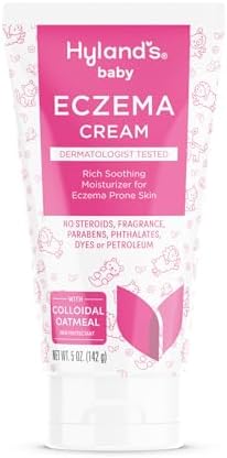 Hyland's Baby Eczema Cream, Soothing Moisturizer with Colloidal Oatmeal 5oz