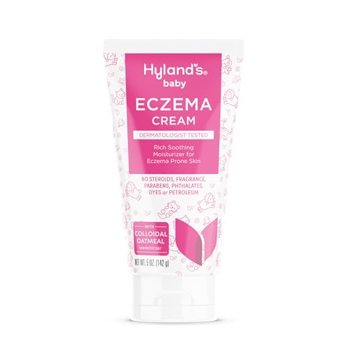Image of Hyland's Baby Eczema Cream, Rich Soothing Moisturizer for Eczema Prone Skin, With Colloidal Oatmeal, 5 ounce
