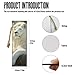 Waterproof Pu Leather Bible Covers with Bonus Bookmark Simple Grand White Lion Bible Cover Case for Women Men Kids Book Protector Pouch with Multi Pockets