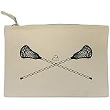 Cierre de cremallera Azeeda \'Palo de Lacrosse\' Bolso de Embrague/Accesorios Case (CL00021787)