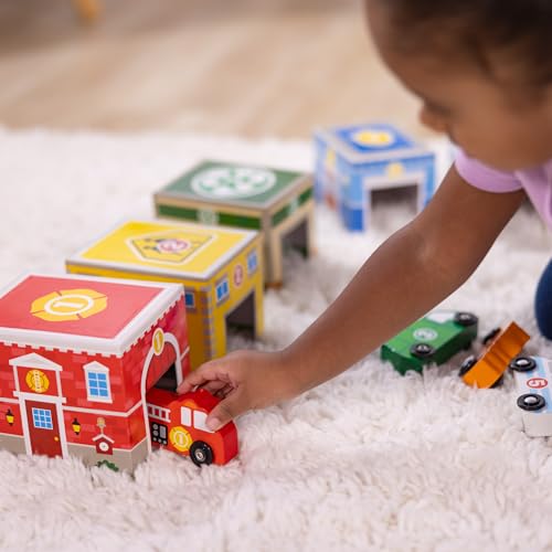 MELISSA & DOUG Nesting and Sorting Buildings & Vehicles - vue 8