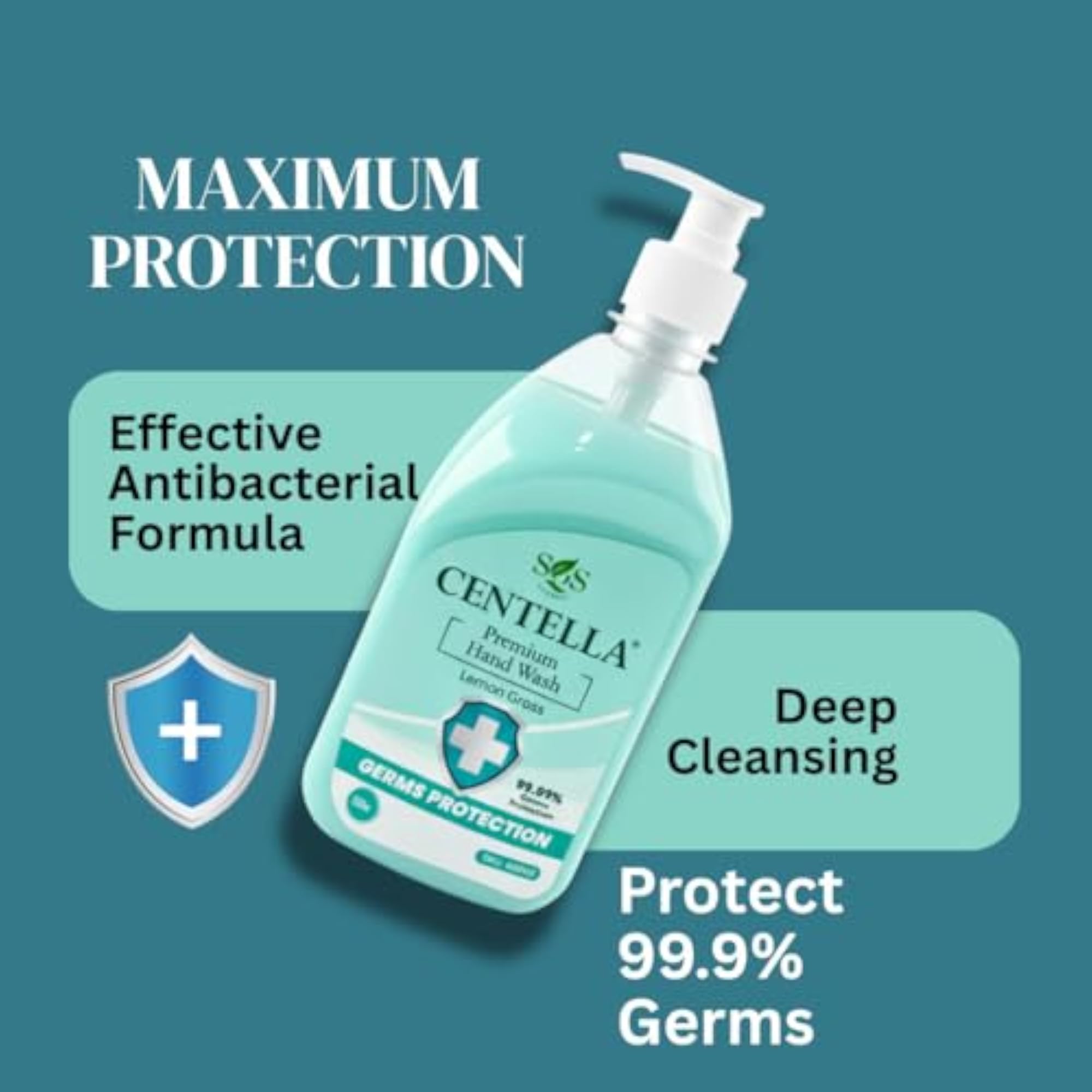 Herbal Based Hand Wash with Lemon Grass, 500ml