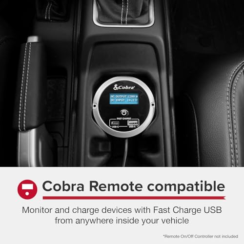 Image of Cobra PURE SINE 400W Power Inverter, Portable, 400 Watt Car Charger