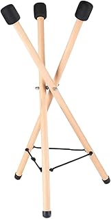 VICASKY Show Racks for Floor Wood Display Stand Folding Bracket Hand Pan Drum Steel Drums Instruments for Adults Tongue Wooden Hand Drum Holder Tongue Drum Folding Support Hand Pan Bracket